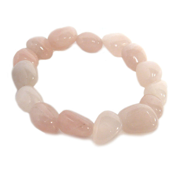 Tumbled Rose Quartz Bracelet – Grove and Grotto