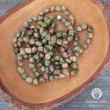 Tumbled Unakite Bracelet