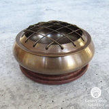Brass Screen Incense Burner