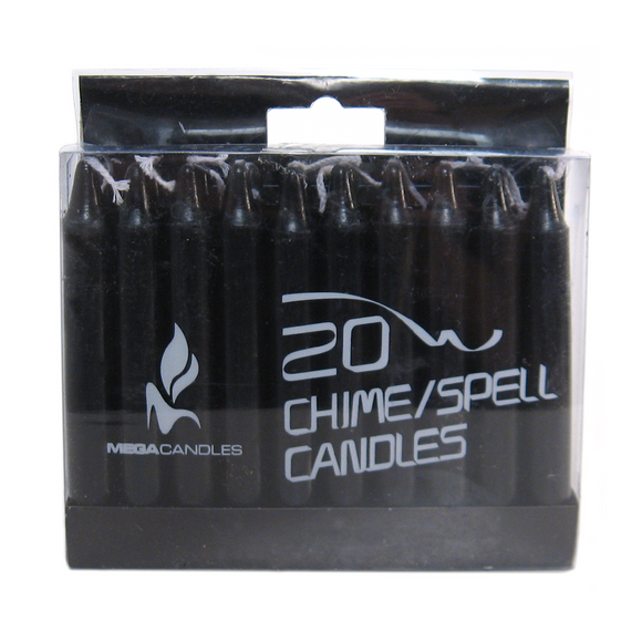 Black Mini Spell Candle (Box of 20)