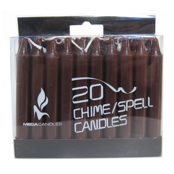 Brown Mini Spell Candle (Box of 20)