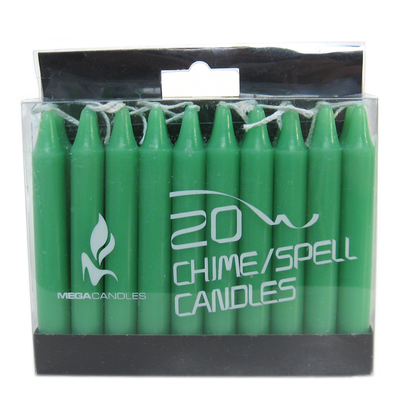 Light Green Mini Spell Candle (Box of 20)