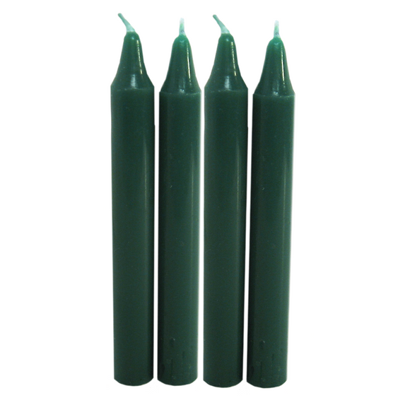 Green Mini Spell Candle (Pack of 4)