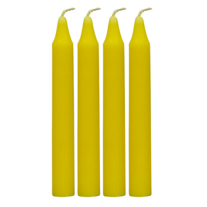 Yellow Mini Spell Candle (Pack of 4)