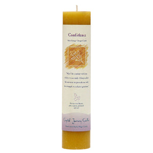 Crystal Journey Herbal Magic Candle - Confidence
