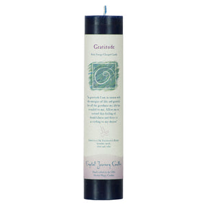 Crystal Journey Herbal Magic Candle - Gratitude