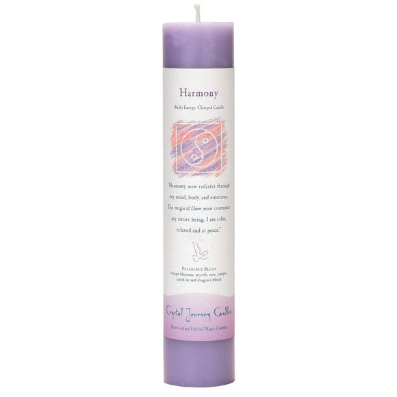Crystal Journey Herbal Magic Candle - Harmony