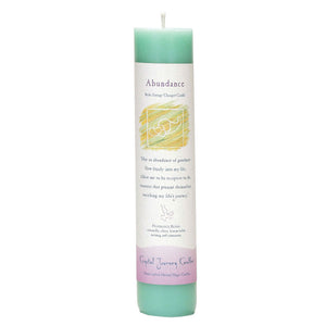 Crystal Journey Herbal Magic Candle - Abundance