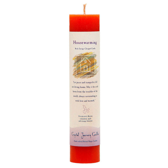 Crystal Journey Herbal Magic Candle - Housewarming