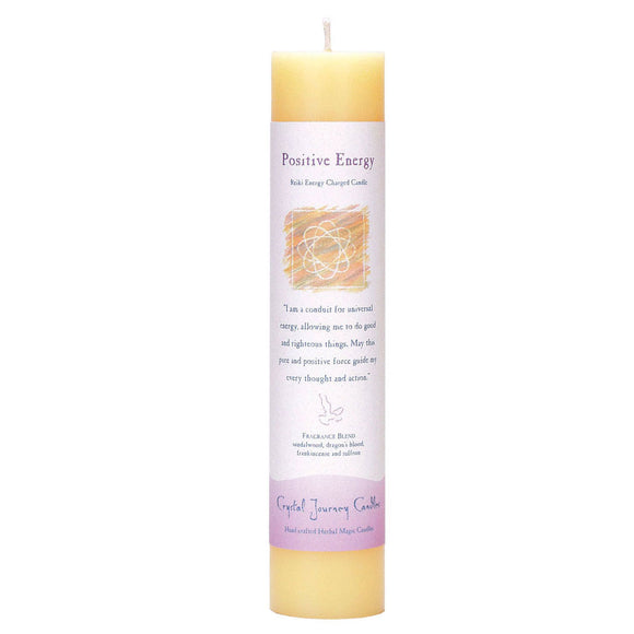 Crystal Journey Herbal Magic Candle - Positive Energy