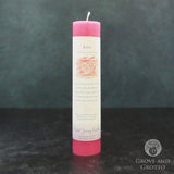 Crystal Journey Herbal Magic Candle - Love