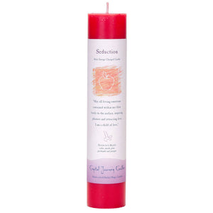 Crystal Journey Herbal Magic Candle - Seduction
