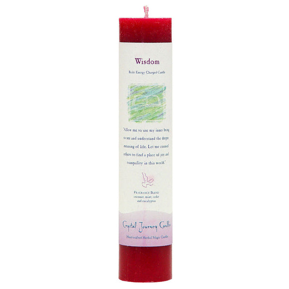Crystal Journey Herbal Magic Candle - Wisdom