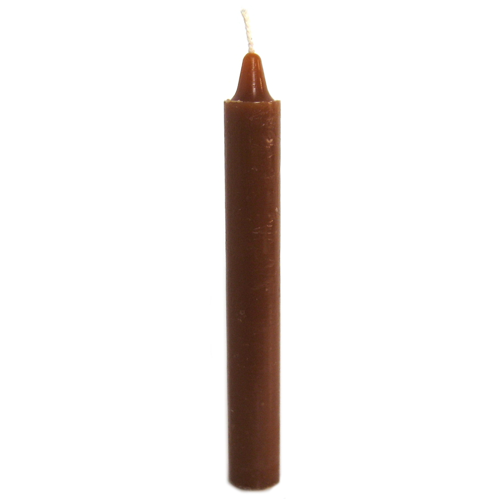 6-Inch Basic Candle (Brown) – Grove and Grotto