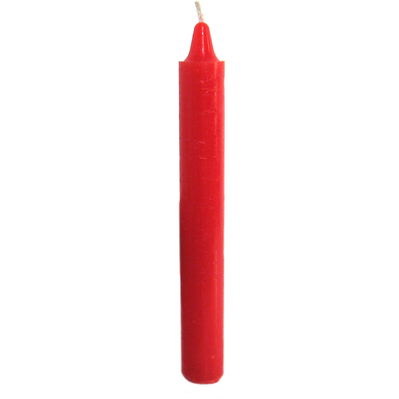 6-Inch Basic Candle (Red)