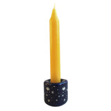 Celestial Chime Candle Holder (Blue and Silver)