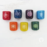 Seven Chakras Candle Holder Set