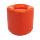 Ceramic Chime Candle Holder (Orange)
