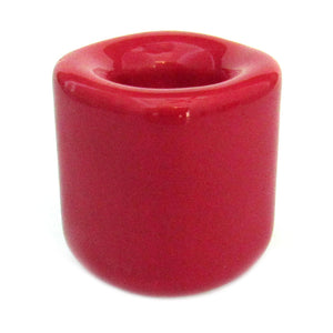 Ceramic Chime Candle Holder (Red)