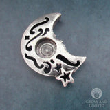 Crescent Moon Mini Candle Holder