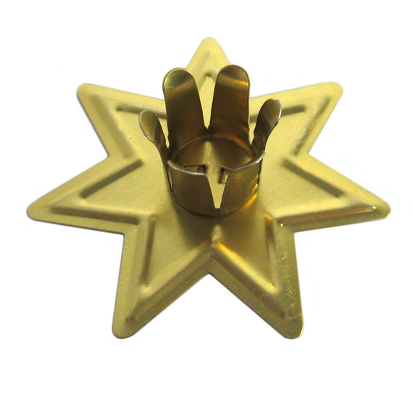 Faery Star Chime Candle Holder (Gold)
