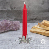 Faery Star Chime Candle Holder (Silver)