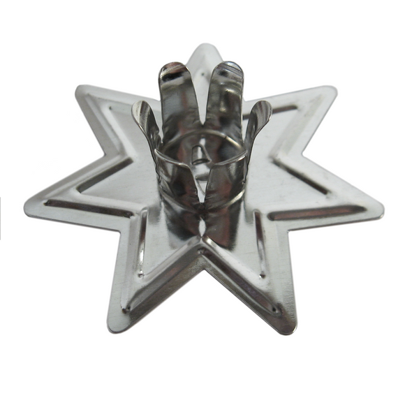 Faery Star Chime Candle Holder (Silver)