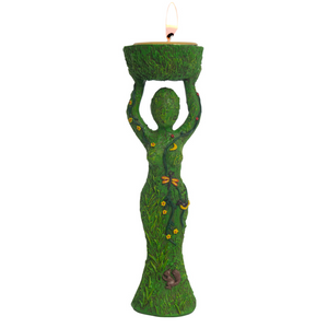 Earth Goddess Tealight Holder