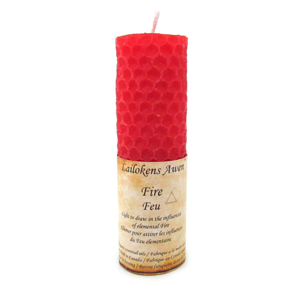 Lailokens Awen Elemental Candle - Fire