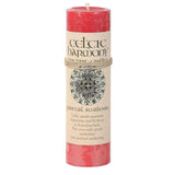 Celtic Harmony Pillar Candle with Pewter Pendant (Spiritual Awakening)