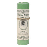 Viking Rune Pillar Candle with Raido (Travel) Pendant
