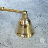 Vintage Style Brass and Wood Candle Snuffer