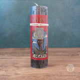 Death Tarot Pillar Candle with Pewter Pendant