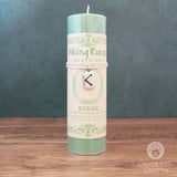 Viking Rune Pillar Candle with Kenaz (Creativity) Pendant