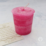 Love Votive Candle by Crystal Journey