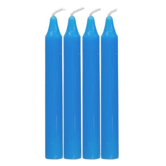Light Blue Mini Spell Candle (Pack of 4)