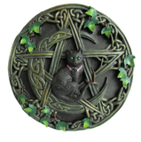 Cat and Pentagram Plaque