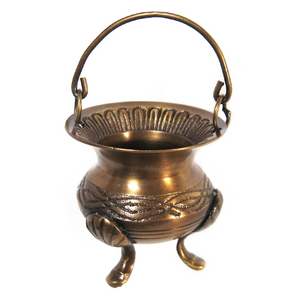 Mini Brass Celtic Cauldron