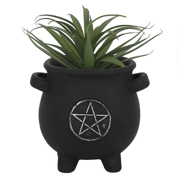 Pentagram Cauldron Planter Pot