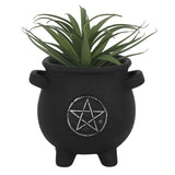 Pentagram Cauldron Planter Pot