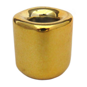 Ceramic Chime Candle Holder (Gold)
