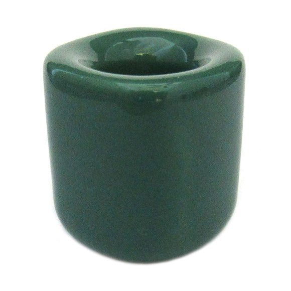 Ceramic Chime Candle Holder (Green)