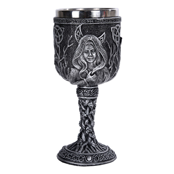 Triple Moon Goddess Chalice