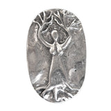 Charms of Avalon Pewter Pocket Stone Courage