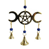 Triple Moon Chime with Beads