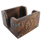 Wood Pentagram Coasters (Set of 6)