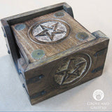 Wood Pentagram Coasters (Set of 6)