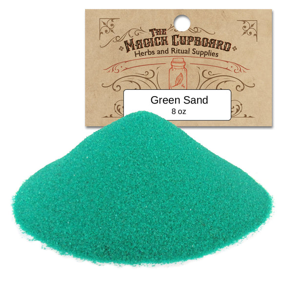 Sand for Incense Burners (8 oz) - Green