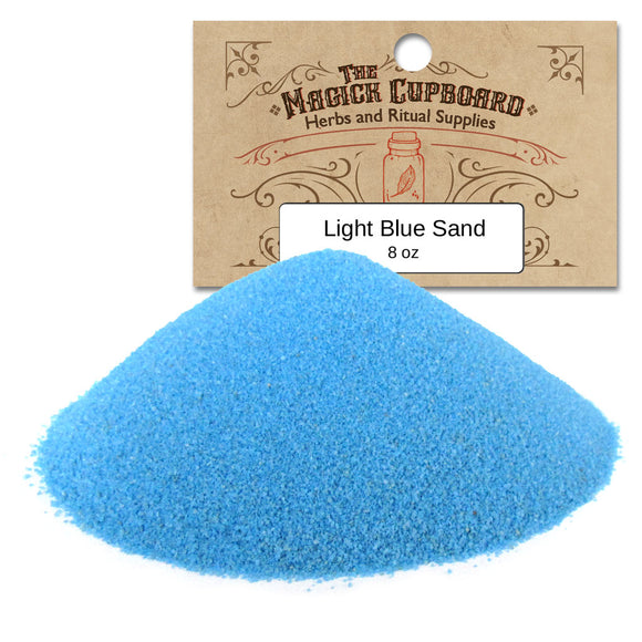 Sand for Incense Burners (8 oz) - Light Blue