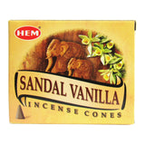 HEM Incense Cones - Sandal Vanilla